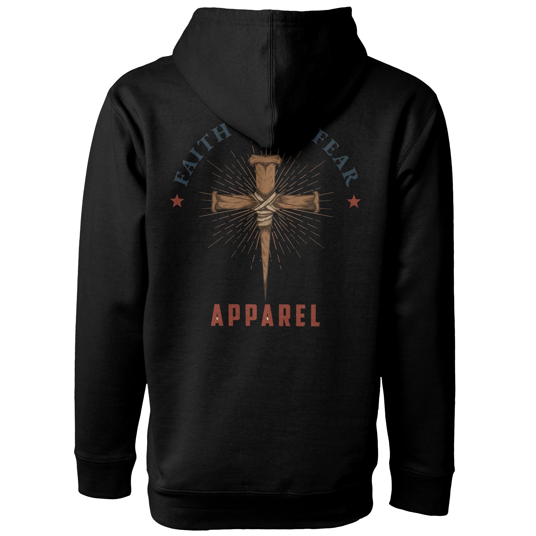 Faith Over Fear Cross Hoodie